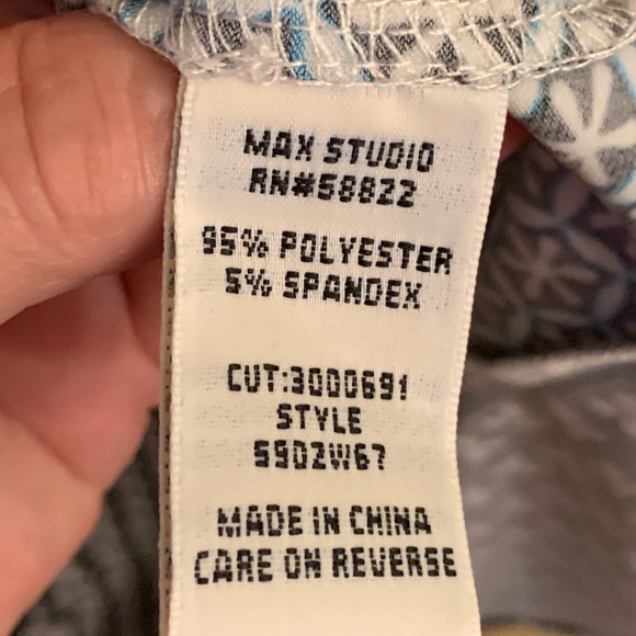 Max Studio NWOT multicolored dress size large - Picture 5 of 5